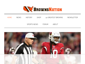 'brownsnation.com' screenshot