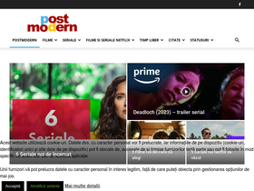 'postmodern.ro' screenshot