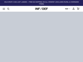 'infinitedefinite.com' screenshot