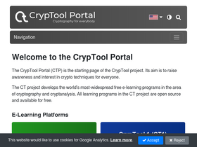 'cryptool.org' screenshot
