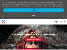 'charteredaccountantsanz.com' screenshot