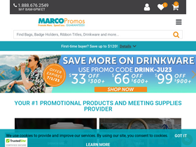 'marcopromos.com' screenshot