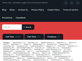 'ihararejobs.com' screenshot