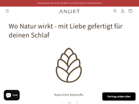 anuri.at homepage screenshot