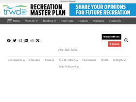 'fortworthreport.org' screenshot