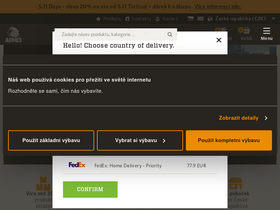 'armed.cz' screenshot