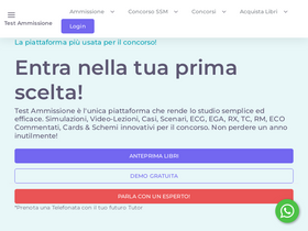 'testammissione.com' screenshot