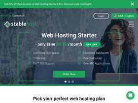 'stablehost.com' screenshot