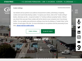 'groupe-casino.fr' screenshot