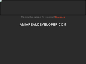 amiarealdeveloper.com