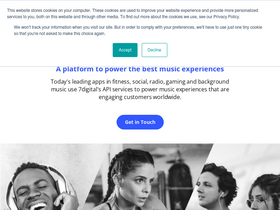 '7digital.com' screenshot