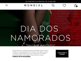 'mundialcalcados.com.br' screenshot