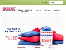 scorzie.com homepage screenshot