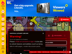 A, Unofficial Alphabet Lore Wiki, Fandom in 2023
