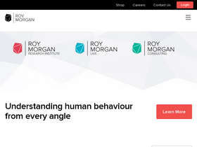 'roymorgan.com' screenshot
