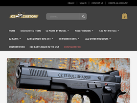 'czcustom.com' screenshot