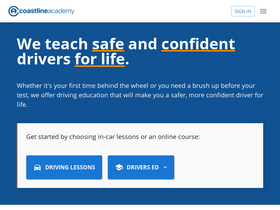 'coastlineacademy.com' screenshot