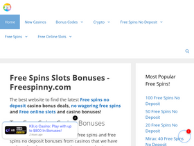 'freespinny.com' screenshot