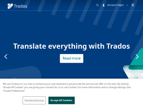 'trados.com' screenshot