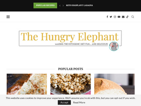 'thehungryelephant.ca' screenshot
