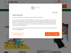 'manutan.be' screenshot