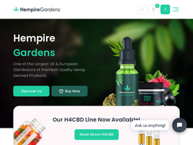 'hempiregardens.com' screenshot