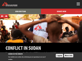 'refugeecamp.msf.org.au' screenshot