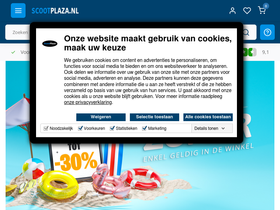 'scootplaza.nl' screenshot