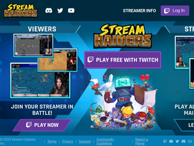 'streamraiders.com' screenshot