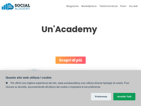 'socialacademy.com' screenshot