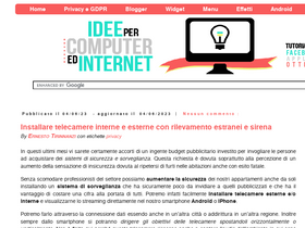 'ideepercomputeredinternet.com' screenshot