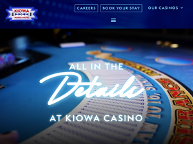 'kiowacasino.com' screenshot