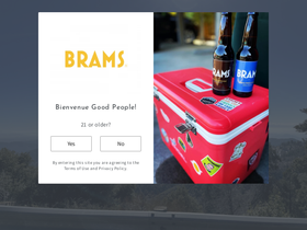 bramsbeer.com homepage screenshot