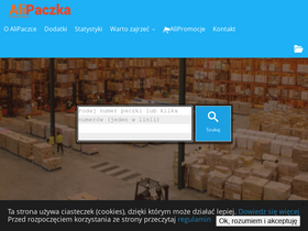 'alipaczka.pl' screenshot