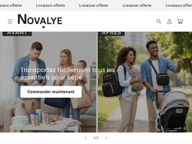 novalye.com homepage screenshot