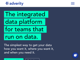 'adverity.com' screenshot