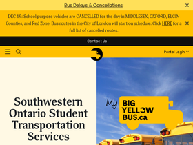 'mybigyellowbus.ca' screenshot