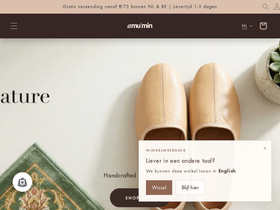 amumin.com homepage screenshot