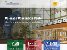 'denverconvention.com' screenshot