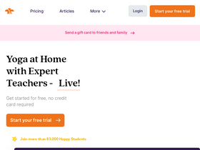 'myyogateacher.com' screenshot