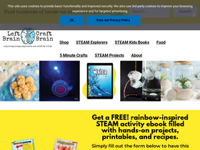 'leftbraincraftbrain.com' screenshot