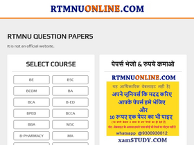 'rtmnuonline.com' screenshot