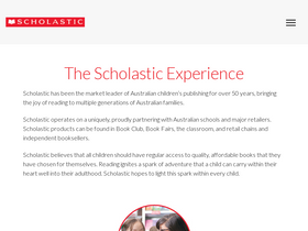 'scholastic.com.au' screenshot