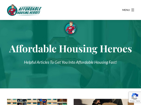 'affordablehousingheroes.com' screenshot