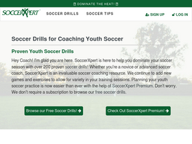 'soccerxpert.com' screenshot
