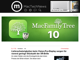 'mactechnews.de' screenshot