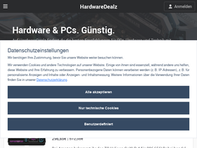 'hardwaredealz.com' screenshot