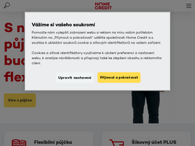 'homecredit.cz' screenshot