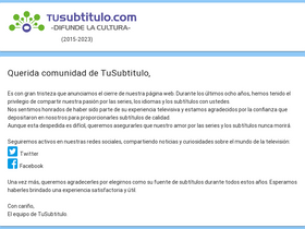 'tusubtitulo.com' screenshot