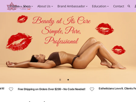 coralbeauty.ca homepage screenshot